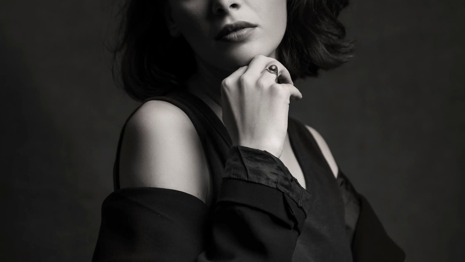 Dramatic actor headshot with editorial lighting